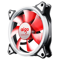 aigo 爱国者 台式电脑机箱风扇极光风扇12CM 联系客服备注颜色否则混发[3个装]