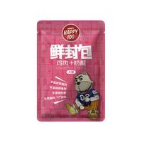 Wanpy 顽皮 狗零食 鸡肉奶酪鲜封包 70g*6包