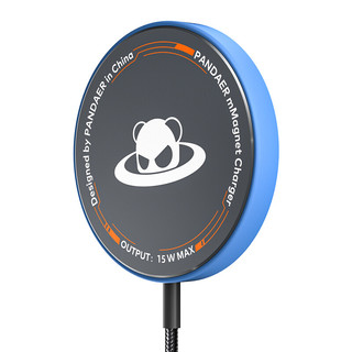 MEIZU 魅族 PANDAER 妙磁充电器 电玩小子 支持15W Max无线快充 兼容主流Qi协议 支持苹果磁吸 收纳方便
