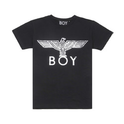 BOY LONDON 伦敦男孩 Logo百搭男女同款情侣圆领短袖中性T恤