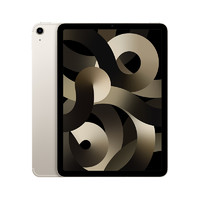 Apple 苹果 iPad Air 5 2022款 10.9英寸 iPadOS 平板电脑 (2360*1640、M1、64GB、Cellular版、星光色)