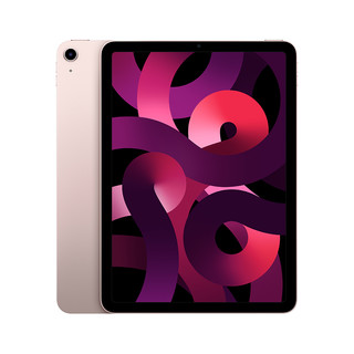 Apple 苹果 iPad Air 5 2022款 10.9英寸 iPadOS 平板电脑 (2360*1640、M1、256GB、WLAN版、粉色)