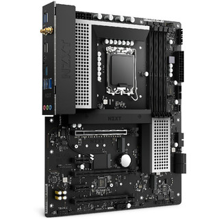 NZXT 恩杰 N5 Z690 ATX主板（Intel LGA1700、Z690）白色