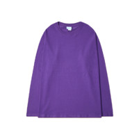 HEYBIG 男女款长袖T恤 BHYHCH0051XX 紫色 XL