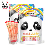 熊猫先生 台湾进口 熊猫先生MR.PANDA乳酸菌果冻条400gX2包装碎冰冰棒乳酸菌果冻条400gX2