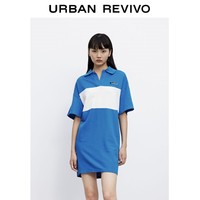 百亿补贴：URBAN REVIVO 女士拼色连衣裙 WV31R7DE2000