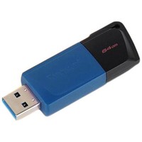学生专享：Kingston 金士顿 DTXM USB 3.2 Gen 1 U盘 蓝黑色 64GB USB-A