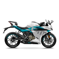 cfmoto春风动力250sr摩托车cfmoto春风运动跑车星光白abs版整车19980