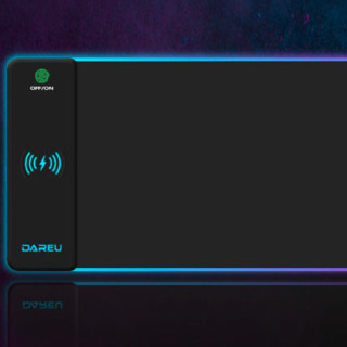 Dareu 达尔优 PE-战魂D83 无线充电鼠标垫 800*300*4mm 黑色
