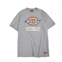 Dickies 帝客 男士圆领短袖T恤 182W30EC04 中羽灰 L