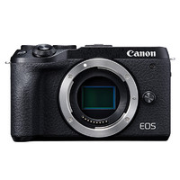 Canon 佳能 EOS M6 Mark II APS-C画幅 微单相机 黑色 单机身