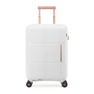 Samsonite 新秀丽 INTERLACE系列 PP拉杆箱 QJ4*05005 白色 20英寸