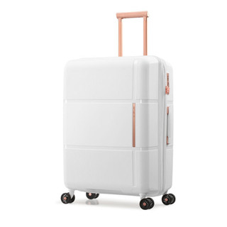 Samsonite 新秀丽 INTERLACE系列 PP拉杆箱 QJ4*05005 白色 20英寸