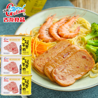 GULONG 古龙食品 火腿午餐肉 198g