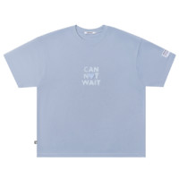 CANOTWAIT_ 男女款圆领短袖T恤 CWST22406UBL 浅蓝 S