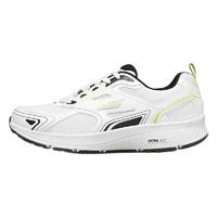 SKECHERS 斯凯奇 Go Run Consistent 男子跑鞋 220034/WBLM 白色/黑色/柠檬色 44.5