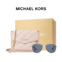 MICHAEL KORS 迈克·科尔斯 单肩斜跨流浪包 +墨镜太阳镜 挚爱礼盒