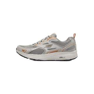 SKECHERS 斯凯奇 Go Run Consistent 男子跑鞋 220036/GYOR 灰色/橘色 42.5
