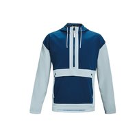 UNDER ARMOUR 安德玛 Rush Popover 男子运动卫衣 1366188-478 蓝色 XXL