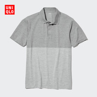 优衣库 男装 DRY-EX吸湿排汗POLO衫(短袖快干) 452343 UNIQLO 黑色 180/108B/XL