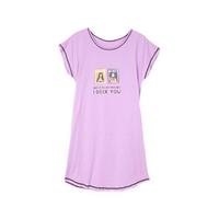 FENTENG 芬腾 女士纯棉睡裙 X98123440 紫色 XL