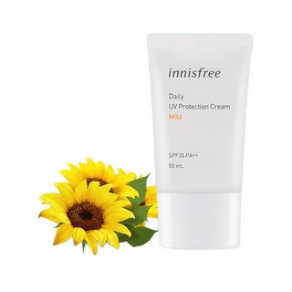 innisfree 悦诗风吟 自然关爱日护防晒霜 轻柔 SPF35 PA++ 50ml