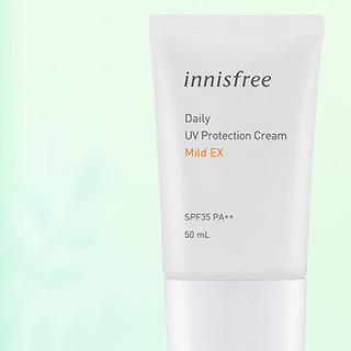 innisfree 悦诗风吟 自然关爱日护防晒霜 轻柔 SPF35 PA++ 50ml