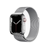 KEZTNG Apple Watch 不锈钢替换表带 银色