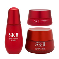 黑卡会员：SK-II  微肌因修护焕采眼霜15g+小红瓶精华50ml+大红瓶面霜80g