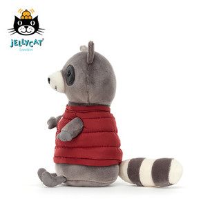 jELLYCAT 2021款露营浣熊毛绒玩具安抚玩偶生日礼物送礼可爱公仔 露营浣熊 H18 X W9 CM