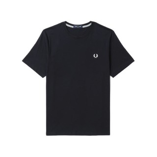 FRED PERRY 佛莱德·派瑞 男士圆领短袖T恤 FPXTEM1600XMI 海军蓝 XS