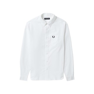 FRED PERRY 佛莱德·派瑞 男士长袖衬衫 FPXSTSM2012MI 白色 XL