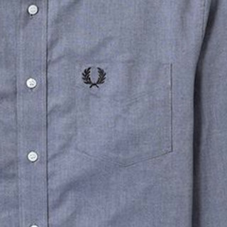 FRED PERRY 佛莱德·派瑞 男士长袖衬衫 FPXSTSM2012MI 蓝色 L