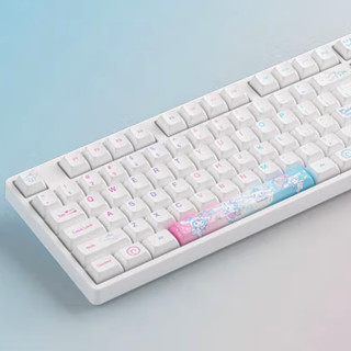 Akko 艾酷 3108RF 玉桂狗 20周年联名款 108键 2.4G双模机械键盘 白色 AKKO CS樱花轴 RGB