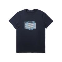 FRED PERRY 佛莱德·派瑞 男士圆领短袖T恤 FPXTEM3627XMI 海军蓝 XXL