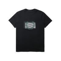 FRED PERRY 佛莱德·派瑞 男士圆领短袖T恤 FPXTEM3627XMI 黑色 L