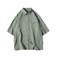 Mexican 稻草人 男士短袖衬衫 980D513 绿色 2XL