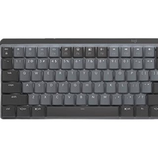 logitech 罗技 MX MECHANICAL 110键 2.4G蓝牙 双模无线机械键盘 灰黑色 凯华矮红轴 单光