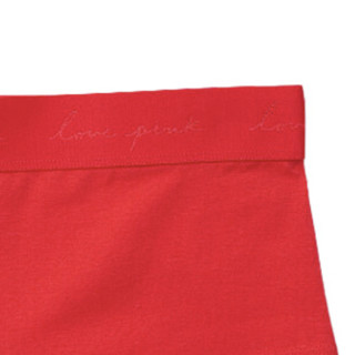 VICTORIA'S SECRET 维多利亚的秘密 女士平角内裤 85152 纯色款 亮红色 L