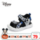 Disney 迪士尼 童鞋男童凉鞋2022夏季新款儿童露趾凉鞋男孩夏季沙滩鞋软底