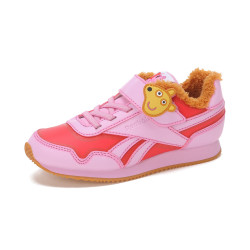 reebok 锐步 小猪佩奇联名 女小大童款轻便耐磨舒适魔术贴低帮运动