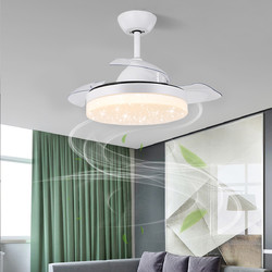 Midea 美的 照明隐形风扇灯电风扇吊扇客厅餐厅卧室家用简约现代电扇灯具