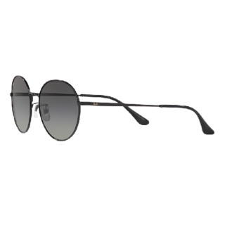 Ray-Ban 雷朋 男女款太阳镜 0RB3612D 黑色镜框浅灰色渐变深灰色镜片 56mm