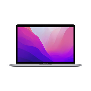 Apple 苹果 MacBook Pro 2022款 M2 芯片版 13.3英寸 轻薄本 银色 (M2 10核、核芯显卡、8GB、256GB SSD、2.5K、MNEP3CH/A)