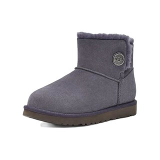 UGG Classic Novelty经典新奇系列 女士短筒雪地靴 1127352 玄武石色 39