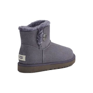 UGG Classic Novelty经典新奇系列 女士短筒雪地靴 1127352 玄武石色 39