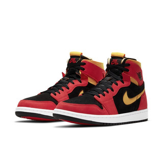 AIR JORDAN 正代系列 Air Jordan 1 Zoom Air Cmft 男子篮球鞋 CT0978-006 红/黑/黄 41