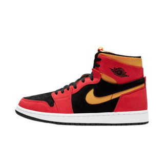 AIR JORDAN 正代系列 Air Jordan 1 Zoom Air Cmft 男子篮球鞋 CT0978-006 红/黑/黄 41