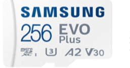 SAMSUNG 三星 EVO Plus Micro-SD存储卡 256GB