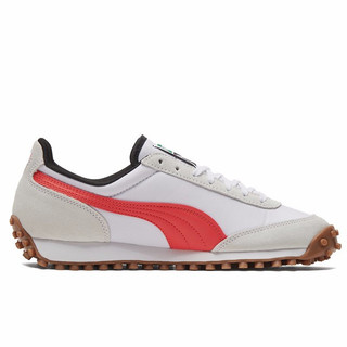 PUMA 彪马 Fast Rider Source 中性休闲运动鞋 371601-02 白/珊瑚红 44.5